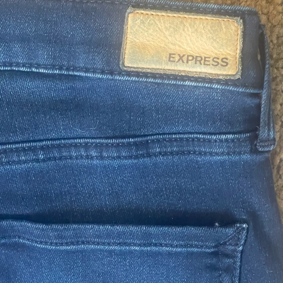 Express Leggings Jeans Stretch Long Length Mid Rise Super Soft - Picture 8 of 9